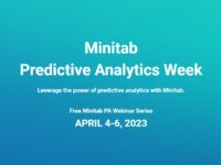 Minitab’s Predictive Analytics Week